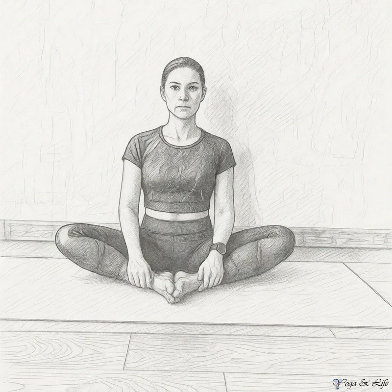 Batterfly pose