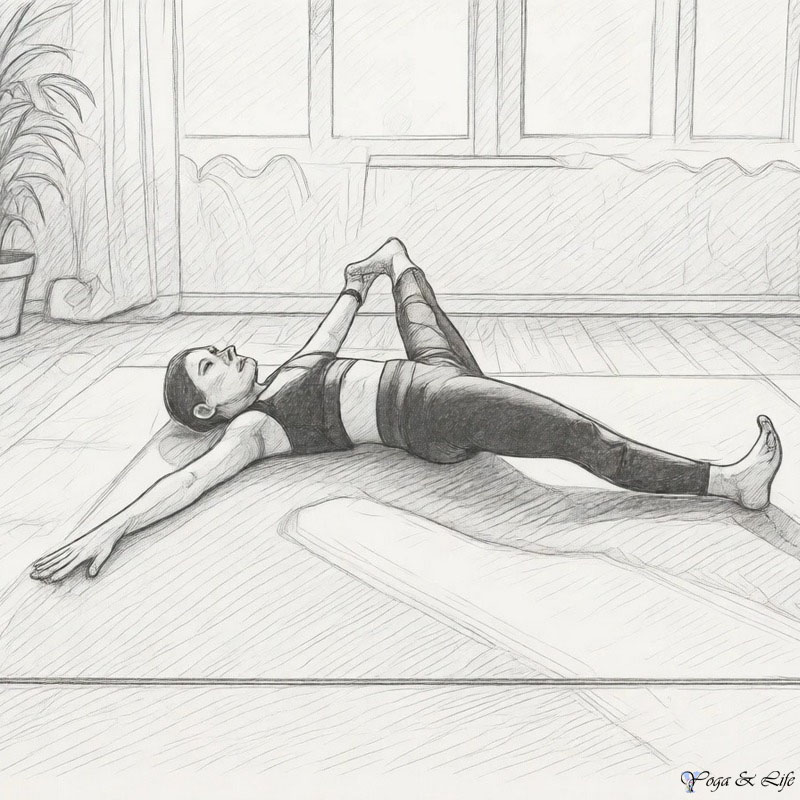 Supta-Padangushthasana II