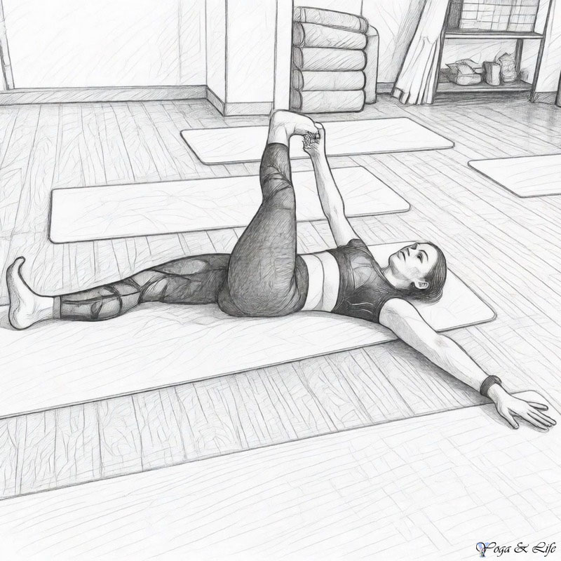 Supta-Padangushthasana III